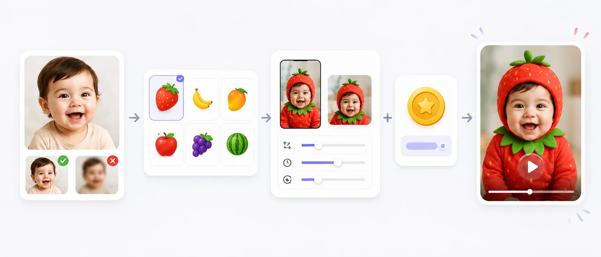 Make the fruit idea fit the tool before you click generate