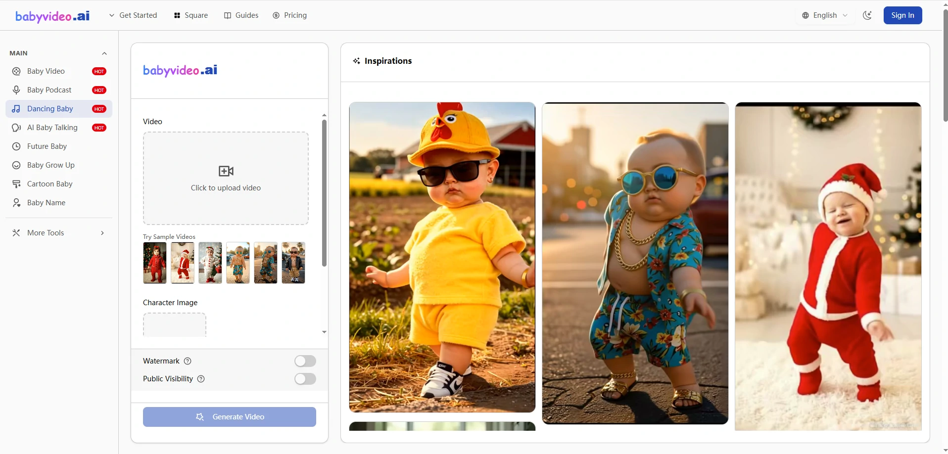 AI Baby Dance: Create Dancing AI Baby Videos with babyvideo.ai