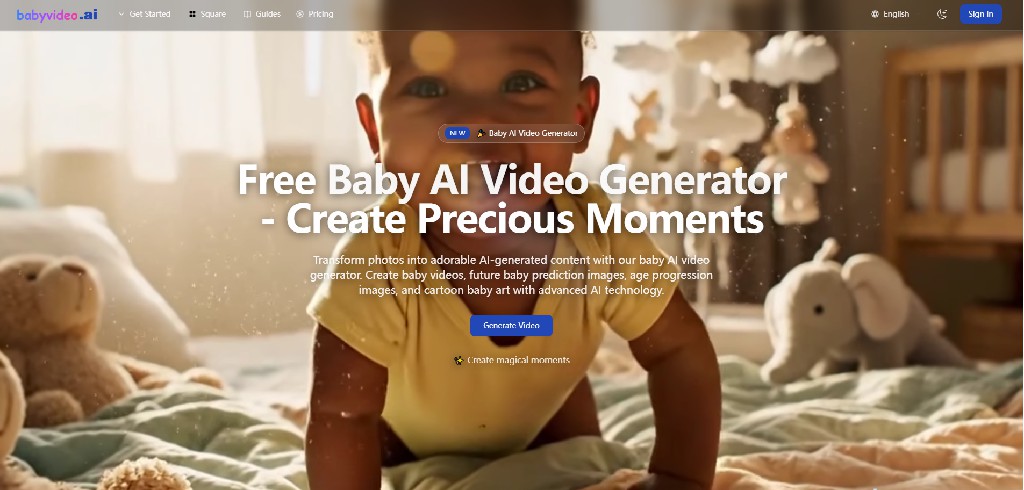 BabyVideo.ai: Create Cute AI Baby Videos From Photos & Text